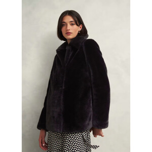 Hobbs Dania Faux Fur Coat